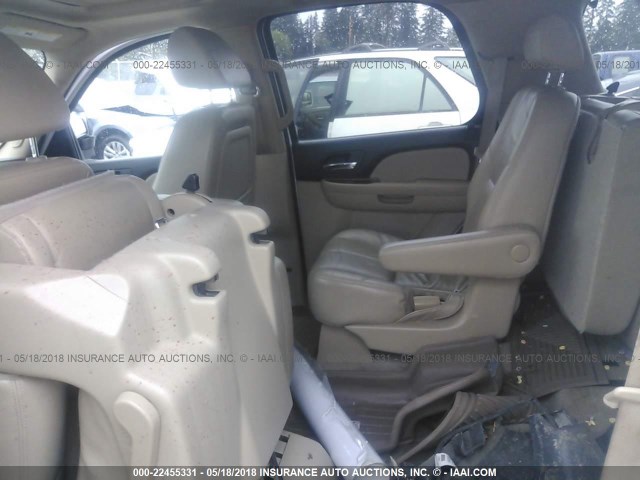 1GNFK13028J181721 - 2008 CHEVROLET TAHOE K1500 WHITE photo 8