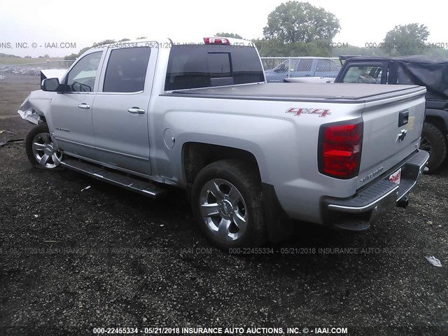 3GCUKSEC1FG460797 - 2015 CHEVROLET SILVERADO K1500 LTZ SILVER photo 3