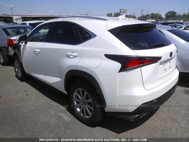 JTJYARBZ8J2094163 - 2018 LEXUS NX 300/BASE/F SPORT WHITE photo 3