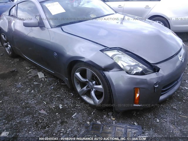 JN1BZ34D57M505602 - 2007 NISSAN 350Z COUPE GRAY photo 6