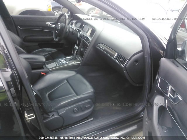 WAUGN74F47N150923 - 2007 AUDI S6 QUATTRO BLACK photo 5