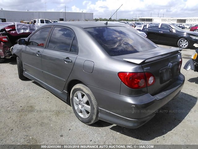 1NXBR32E08Z035372 - 2008 TOYOTA COROLLA CE/LE/S GRAY photo 3