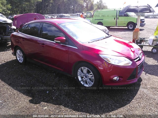 1FAHP3H24CL144973 - 2012 FORD FOCUS SEL RED photo 1
