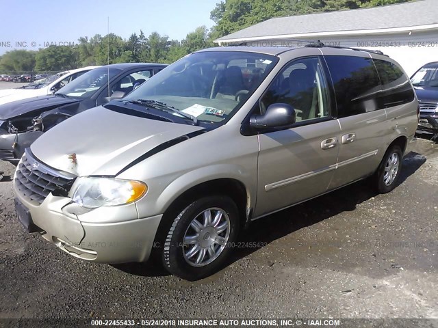 2C4GP54L15R501715 - 2005 CHRYSLER TOWN & COUNTRY TOURING GOLD photo 2