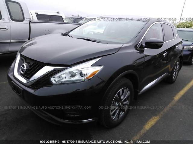 5N1AZ2MH6HN132826 - 2017 NISSAN MURANO S/SL/SV/PLATINUM BLACK photo 2