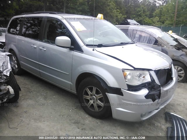 2A8HR54P58R128015 - 2008 CHRYSLER TOWN & COUNTRY TOURING SILVER photo 1