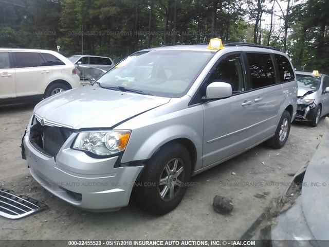 2A8HR54P58R128015 - 2008 CHRYSLER TOWN & COUNTRY TOURING SILVER photo 2