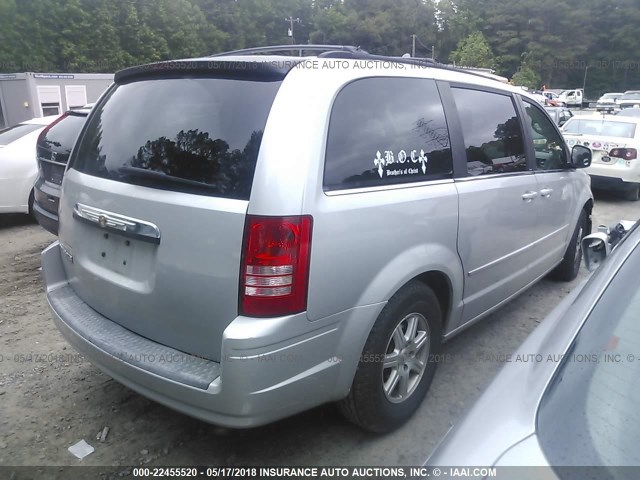 2A8HR54P58R128015 - 2008 CHRYSLER TOWN & COUNTRY TOURING SILVER photo 4