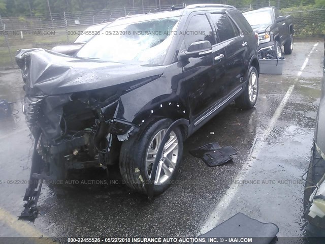 1FM5K7FH3GGC38556 - 2016 FORD EXPLORER LIMITED Қара фото 2