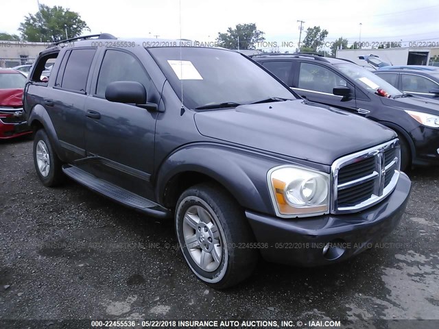 1D4HB48N34F205449 - 2004 DODGE DURANGO SLT GRAY photo 1