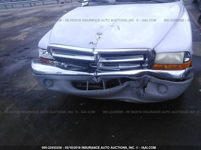 1B7GL22X8XS164820 - 1999 DODGE DAKOTA Light Blue photo 6