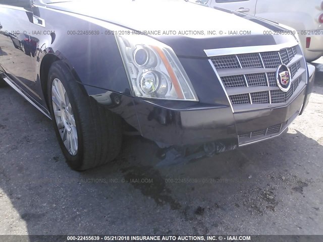 1G6DE5EYXB0102216 - 2011 CADILLAC CTS LUXURY COLLECTION BLACK photo 6