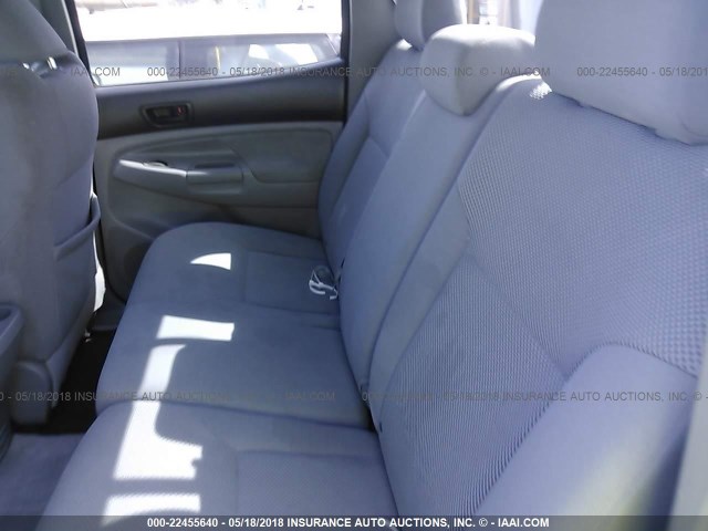 3TMLU42N59M032499 - 2009 TOYOTA TACOMA DOUBLE CAB ნაცრისფერი ფოტო 8