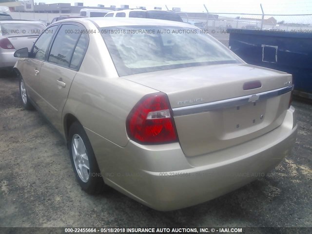 1G1ZT54864F220847 - 2004 CHEVROLET MALIBU LS GOLD photo 3