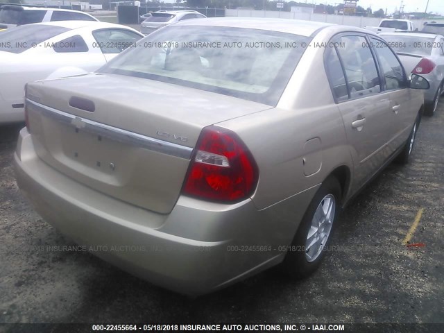 1G1ZT54864F220847 - 2004 CHEVROLET MALIBU LS GOLD photo 4