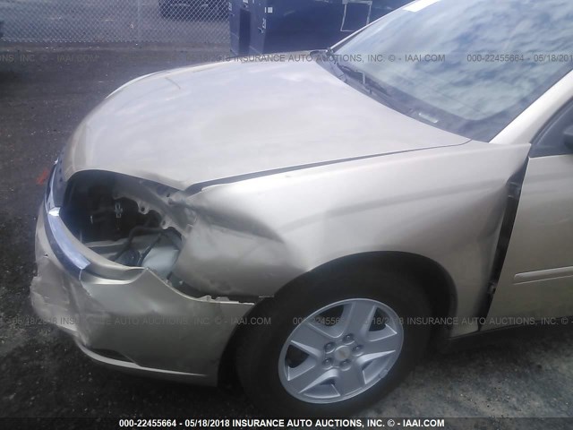 1G1ZT54864F220847 - 2004 CHEVROLET MALIBU LS GOLD photo 6