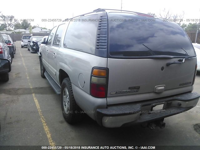 1GNFK16Z25J104532 - 2005 CHEVROLET SUBURBAN K1500 SILVER photo 3