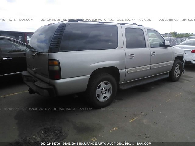 1GNFK16Z25J104532 - 2005 CHEVROLET SUBURBAN K1500 SILVER photo 4