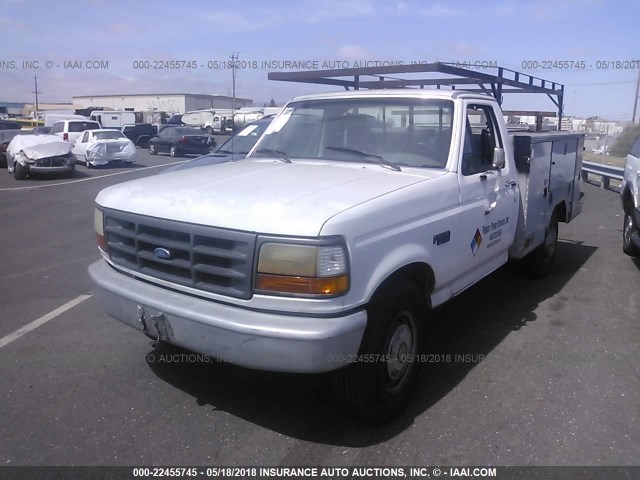 1FTHF25H6SLB46559 - 1995 FORD F250 WHITE photo 2