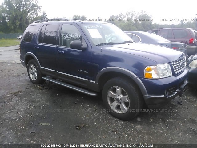 1FMDU73K54UA30763 - 2004 FORD EXPLORER XLT/XLT SPORT/NBX Dark Blue photo 1