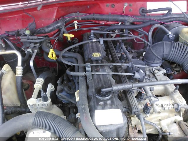 1J4FT68S7WL225205 - 1998 JEEP CHEROKEE SPORT/CLASSIC წითელი ფოტო 10