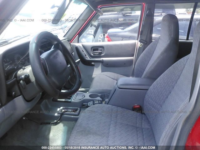 1J4FT68S7WL225205 - 1998 JEEP CHEROKEE SPORT/CLASSIC წითელი ფოტო 5