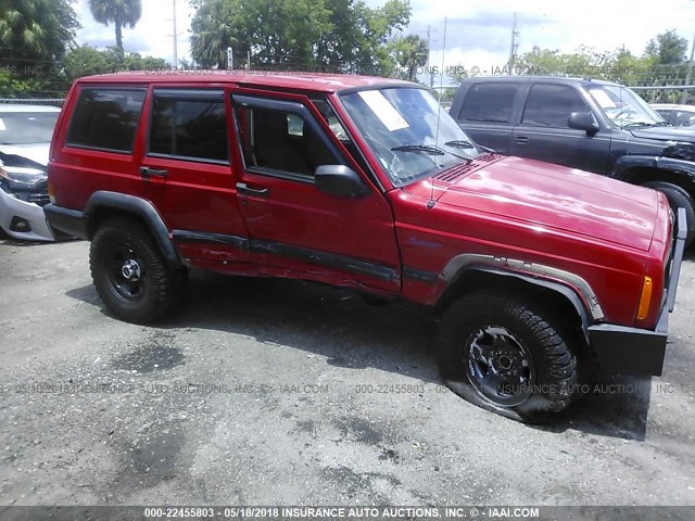 1J4FT68S7WL225205 - 1998 JEEP CHEROKEE SPORT/CLASSIC წითელი ფოტო 6