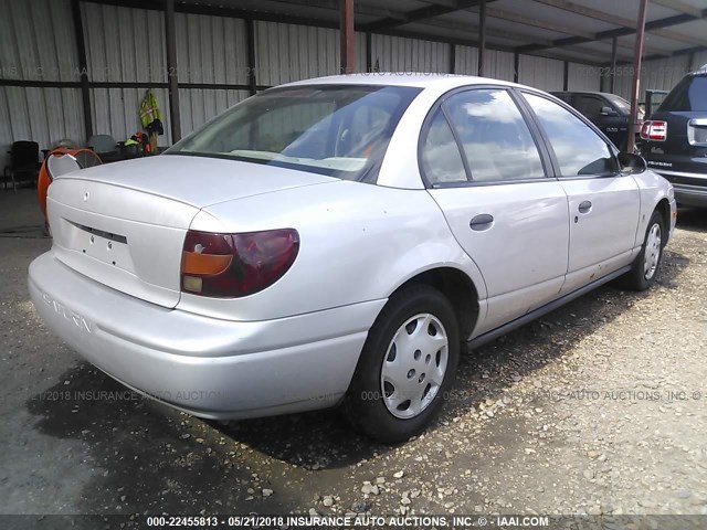 1G8ZH5287YZ220480 - 2000 SATURN SL1 SILVER photo 4