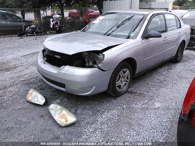 1G1ZS51F56F158642 - 2006 CHEVROLET MALIBU LS 银色 照片 2