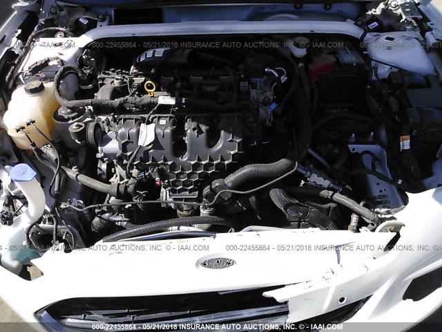 3FA6P0K96ER103003 - 2014 FORD FUSION TITANIUM WHITE photo 10