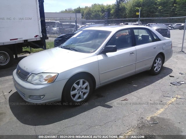 4T1BF28B4YU001449 - 2000 TOYOTA AVALON XL/XLS SILVER photo 2