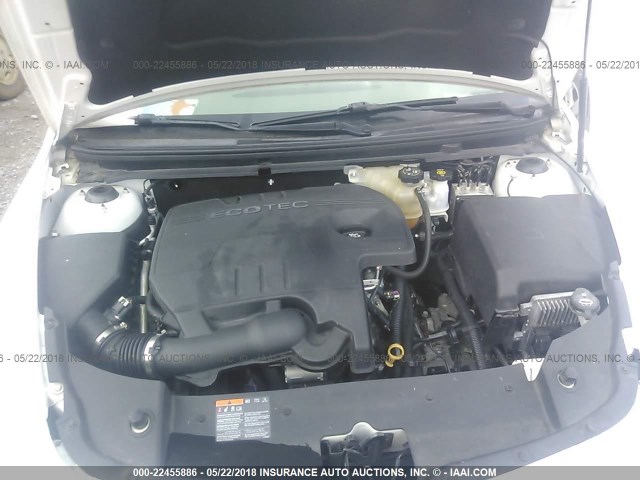 1G1ZC5EU8BF391057 - 2011 CHEVROLET MALIBU 1LT 白色 照片 10