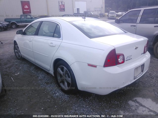 1G1ZC5EU8BF391057 - 2011 CHEVROLET MALIBU 1LT 白色 照片 3
