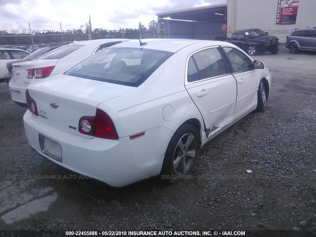1G1ZC5EU8BF391057 - 2011 CHEVROLET MALIBU 1LT 白色 照片 4