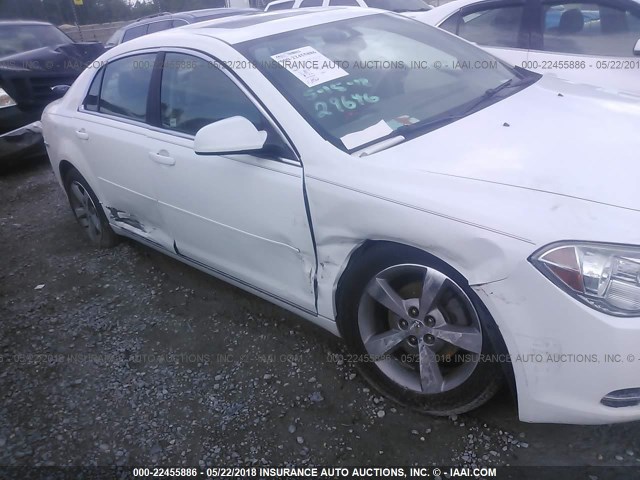 1G1ZC5EU8BF391057 - 2011 CHEVROLET MALIBU 1LT 白色 照片 6