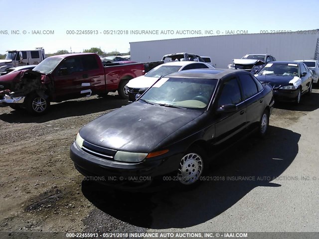 1G8JW52R1YY699013 - 2000 SATURN LS2 BLACK photo 2