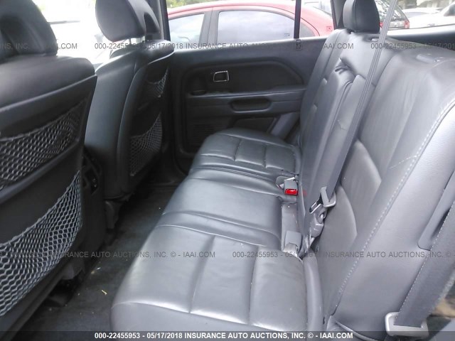 5FNYF28556B015908 - 2006 HONDA PILOT EX GRAY photo 8