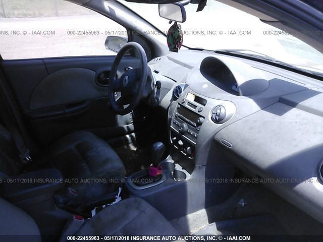 1G8AJ55F67Z122826 - 2007 SATURN ION LEVEL 2 RED photo 5