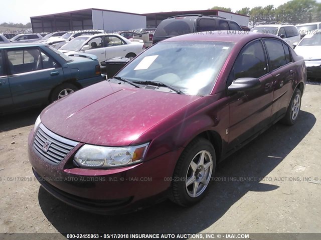 1G8AJ55F67Z122826 - 2007 SATURN ION LEVEL 2 RED photo 6