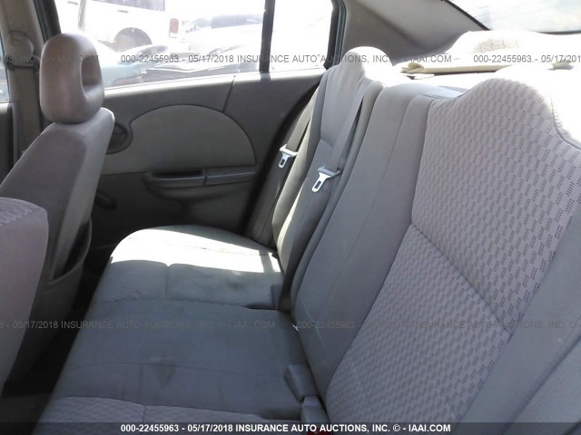 1G8AJ55F67Z122826 - 2007 SATURN ION LEVEL 2 RED photo 8