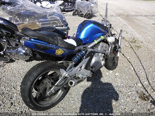 JKAEXEA177A025420 - 2007 KAWASAKI EX650 A Mavi foto 4