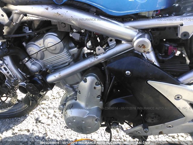 JKAEXEA177A025420 - 2007 KAWASAKI EX650 A BLUE photo 9