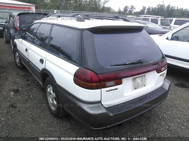 4S3BG6851T7382719 - 1996 SUBARU LEGACY OUTBACK WHITE photo 3