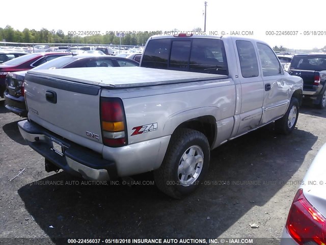 1GTEK19T26Z218383 - 2006 GMC NEW SIERRA K1500 GRAY photo 4