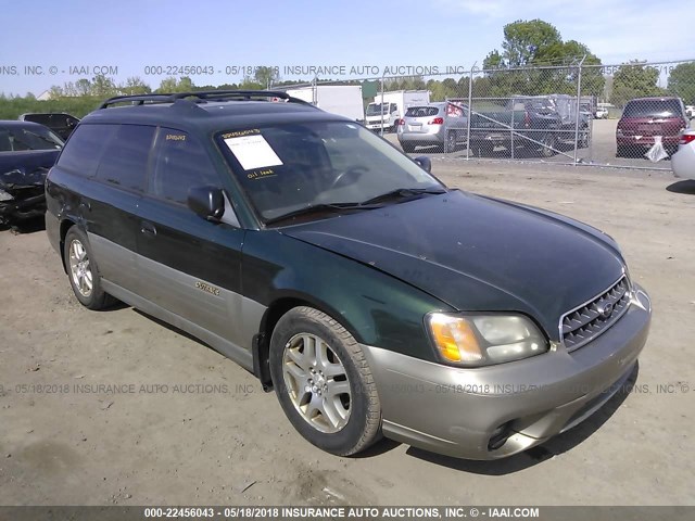 4S3BH675237634931 - 2003 SUBARU LEGACY OUTBACK AWP 绿色 照片 1