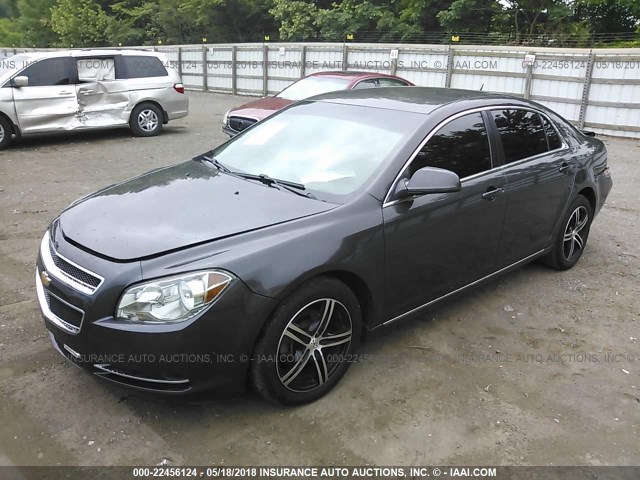 1G1ZC5E19BF255641 - 2011 CHEVROLET MALIBU 1LT 黑色 照片 2