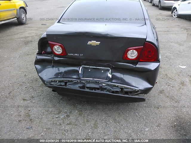 1G1ZC5E19BF255641 - 2011 CHEVROLET MALIBU 1LT 黑色 照片 6