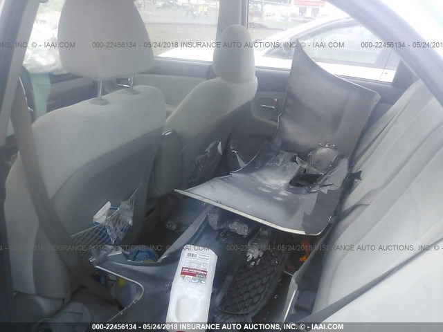 KNAFE222595664345 - 2009 KIA SPECTRA EX/LX/SX SILVER photo 8