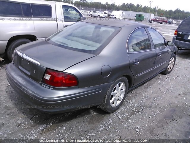 1MEHM55S63A607175 - 2003 MERCURY SABLE LS PREMIUM GRAY photo 4