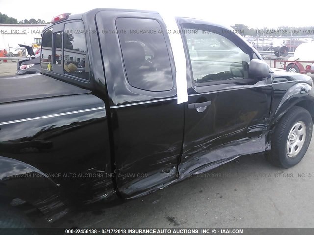 1N6BD06T58C450068 - 2008 NISSAN FRONTIER KING CAB XE/KING CAB SE BLACK photo 6